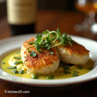 Filets de Poulet MoutardeCr&egrave;me Simple Mon Secret Bistro Fiche recette