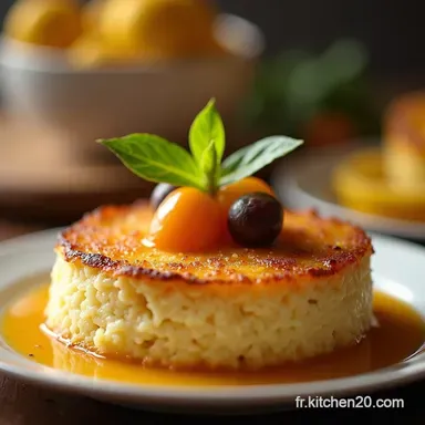 Flan la noix de coco Express Le D&eacute;lice Tropical Facile Fiche recette