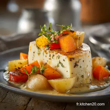 Flan de Légumes aux Pommes de terre : Recette crémeuse et inratable. Fiche recette