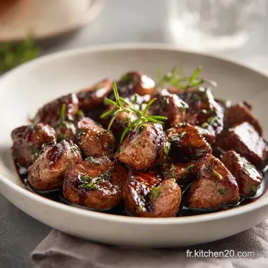 Foie De Volaille Poch&eacute; Au Lait Pour 4 Portions Fiche recette