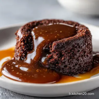 Fondant au Chocolat Sauce Caramel 10 Min Fiche recette