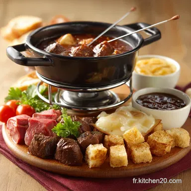 Fondue Bourguignonne et Sauces 4 recettes signature faciles Fiche recette