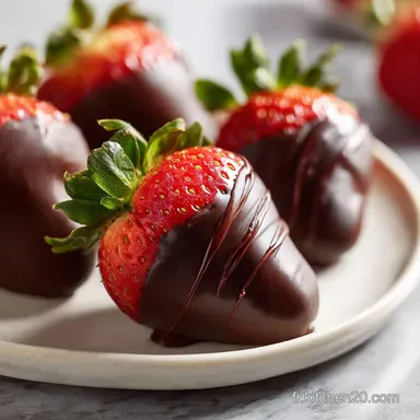 Fraises Enrob&eacute;es Chocolat: Science Pr&eacute;cise Fiche recette