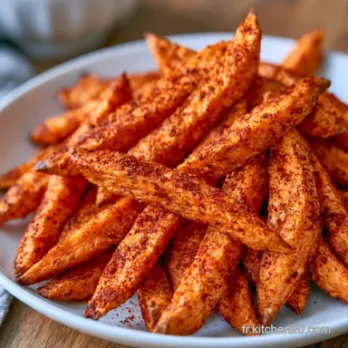 Frites De Patate Douce Croustillantes Fiche recette