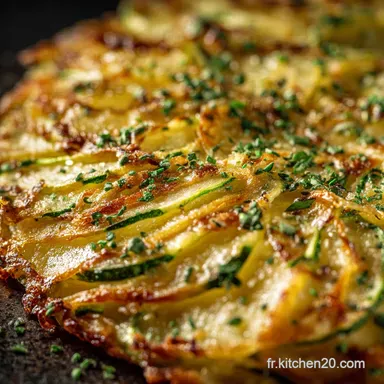 Galettes Pommes de Terre Courgettes La Recette Facile et Ultra Croustillante Fiche recette