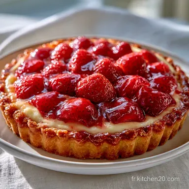 Garniture Tarte Fraises en 40 Minutes Fiche recette