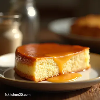 G&acirc;teau au Caramel Beurre Sal&eacute; Ma Recette Bretonne Facile Fiche recette
