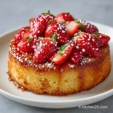 G&acirc;teau Aux Fraises Pour 8 Personnes Fiche recette