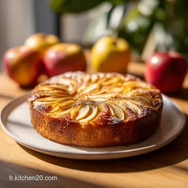 G&acirc;teau Invisible Aux Pommes : Recette Fondante en 70 Minutes Fiche recette