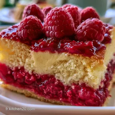 G&acirc;teau Magique Framboise: Triple Texture Fiche recette