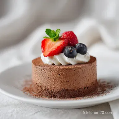 G&acirc;teau Mousse au Chocolat : Recette Inratable en 40 Minutes Fiche recette