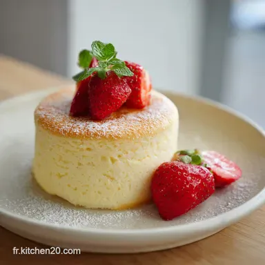 G&acirc;teau Nuage Japonais Recette Facile | Pour 8 Portions Fiche recette