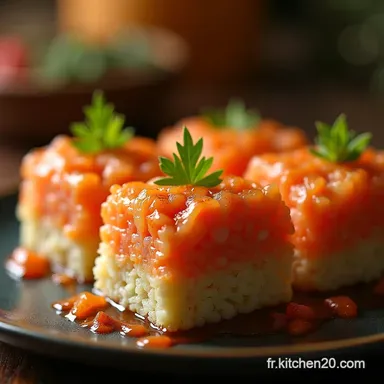 Le G&acirc;teau de Sushi Facile au Saumon &Eacute;pic&eacute; Moins de 50 Min Fiche recette