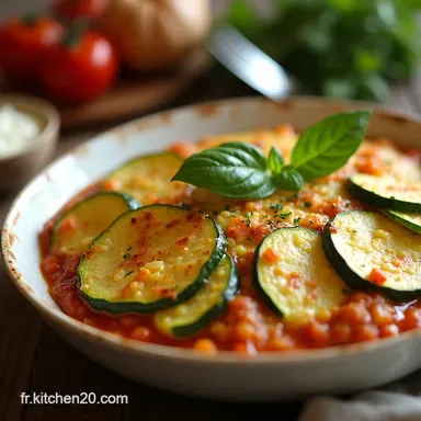 Gratin de Courgettes Italien Facile La Recette de Mamie Fiche recette