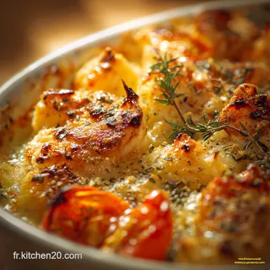 Gratin de poisson &agrave; la proven&ccedil;ale Recette Soleil et sauce l&eacute;g&egrave;re Fiche recette