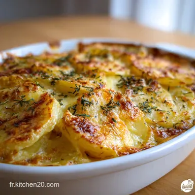 Recette Gratin Pommes de Terre Normande: Make-Ahead Meal Fiche recette