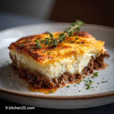 Gratin Viande Hach&eacute;e et Pommes de Terre pour 6 Fiche recette