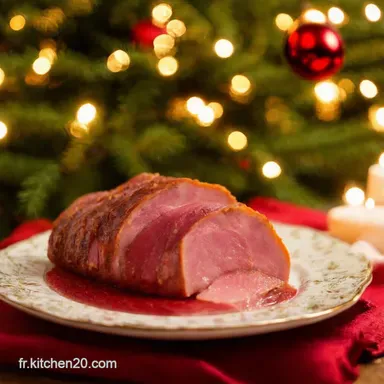 Jambon de No&euml;l Traditionnel aux Ma recette facile et festive Fiche recette