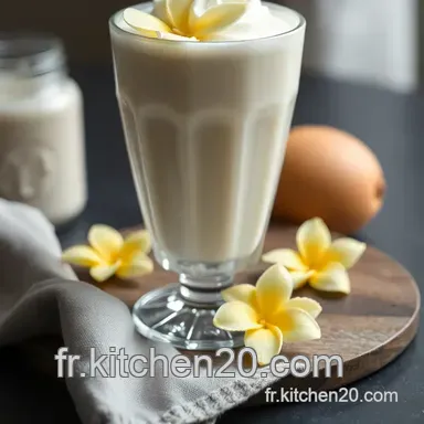 Milk shake &agrave; la Vanille: Un D&eacute;lice Cr&eacute;meux Facile! ✨ Fiche recette