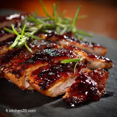 Magrets de Canard sauce Barbecue: Peau croustillante, sauce maison &eacute;l&eacute;gante. Fiche recette