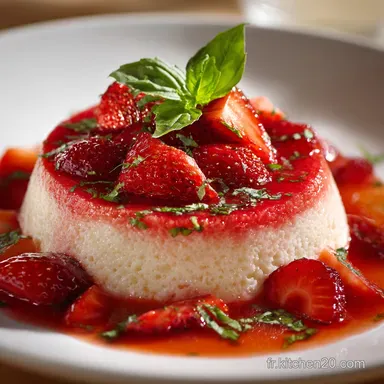 Mousse all&eacute;g&eacute;e aux Fraises et Basilic Le dessert frais et l&eacute;ger de l&eacute;t&eacute; Fiche recette