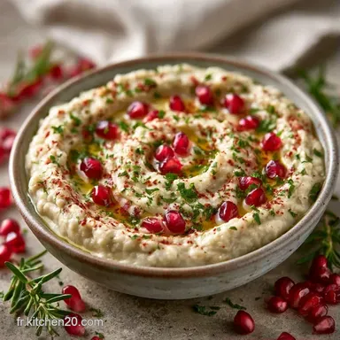 Moutabal Aux Aubergines au Tahini Fiche recette