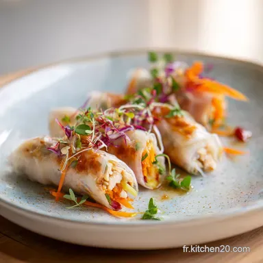 Nems au Poulet Vietnamien (60 min) Fiche recette