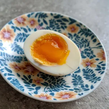 Oeuf &agrave; la Coque Cuisson Parfaite en 3 Min Fiche recette