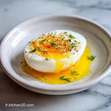 Recette d'Oeuf &agrave; la Coque Parfait en 5 Min Fiche recette