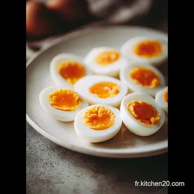 Oeuf dur temps cuisson parfait : Cuisson &oelig;uf dur facile Fiche recette