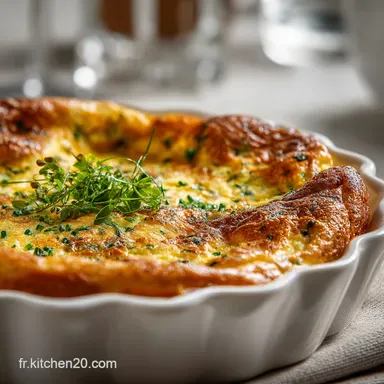 Omelette fa&ccedil;on M&egrave;re Poulard aux herbes la recette souffl&eacute;e et ultral&eacute;g&egrave;re Fiche recette