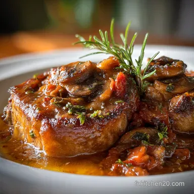 Osso bucco de dinde à la tomate - Recette Italienne Maison Fiche recette