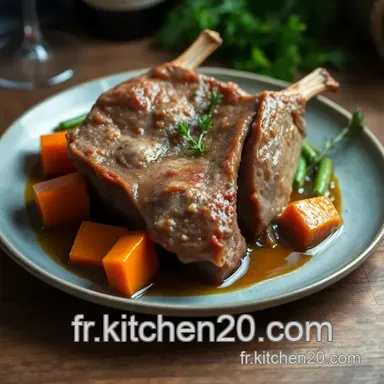 Osso Buco de Veau: Ma Recette Savoureuse au Vin Blanc et Herbes Fiche recette