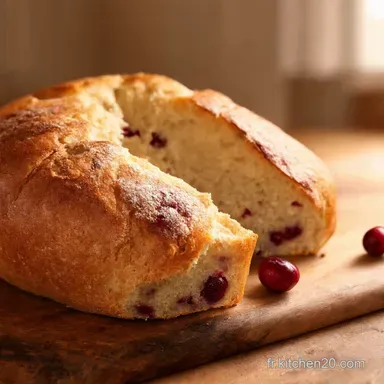 Pain au Levain Facile Recette Pain Maison aux Noix et Cranberries Fiche recette