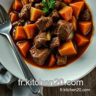 Paleron de Boeuf Bourguignon: Un D&eacute;lice Facile! Fiche recette