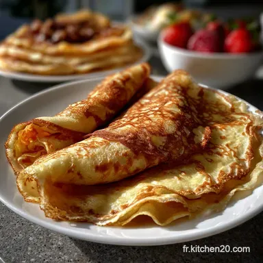 Pancakes sans sucre : Recette Facile pour un Brunch Sain Fiche recette