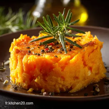 Parmentier Patates Douces et Carottes sans viande Pur&eacute;e ultraonctueuse Fiche recette