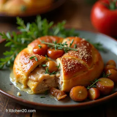 Id&eacute;es de repas de No&euml;l P&acirc;t&eacute; en Cro&ucirc;te Truff&eacute; aux C&egrave;pes Fiche recette