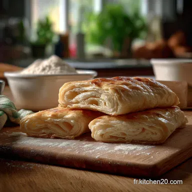 P&acirc;te Feuillet&eacute;e Recette Maison Ready in 1 Hour 30 Min Fiche recette