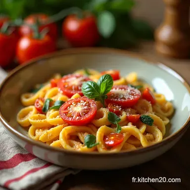 P&acirc;tes V&eacute;g&eacute;taliennes Cr&eacute;m&eacute;es aux Tomates S&eacute;ch&eacute;es La Recette Facile Onctueuse Fiche recette