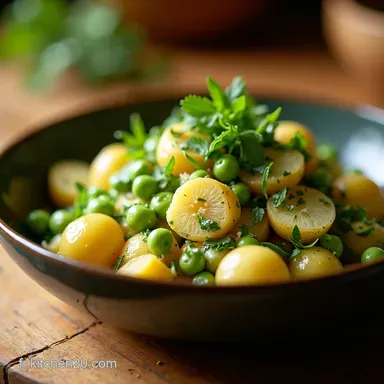 Salade de P&acirc;tes aux Petits Pois de Printemps Facile et Fra&icirc;che Fiche recette