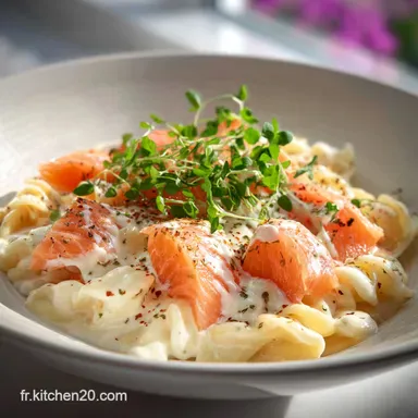 P&acirc;tes au Saumon Fum&eacute; in 20 Minutes: Silky Fiche recette