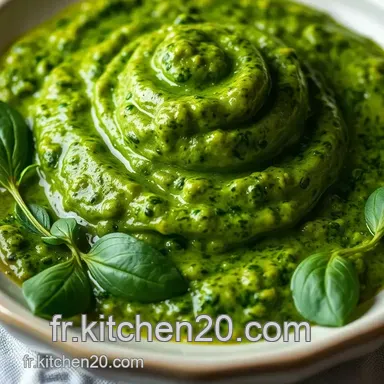 Sauce Pesto Maison Facile: Un Go&ucirc;t d'Italie ensoleill&eacute;! Fiche recette
