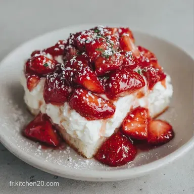 Petit Dessert Fraise Minute en 10 Min Fiche recette
