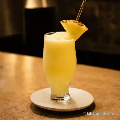 Pi&ntilde;a Colada Sans Alcool Soleil d&Eacute;t&eacute; Mon Secret Tropical Fiche recette