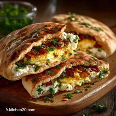 Recette de Pain Pita &agrave; 3 Ingr&eacute;dients Le Secret des Poches Moelleuses Fiche recette