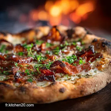 Pizza Maison au feu de bois Le secret dune p&acirc;te croustillante Fiche recette