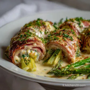 Poireaux Asperges Jambon Mornay : Le Gratin Printanier Inratable Fiche recette