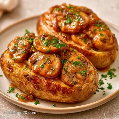 Pommes De Terre Farcies Aux Champignons Fiche recette