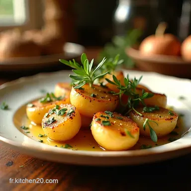 Pommes de Terre R&ocirc;ties aux Herbes Le Secret Croustillant Fiche recette